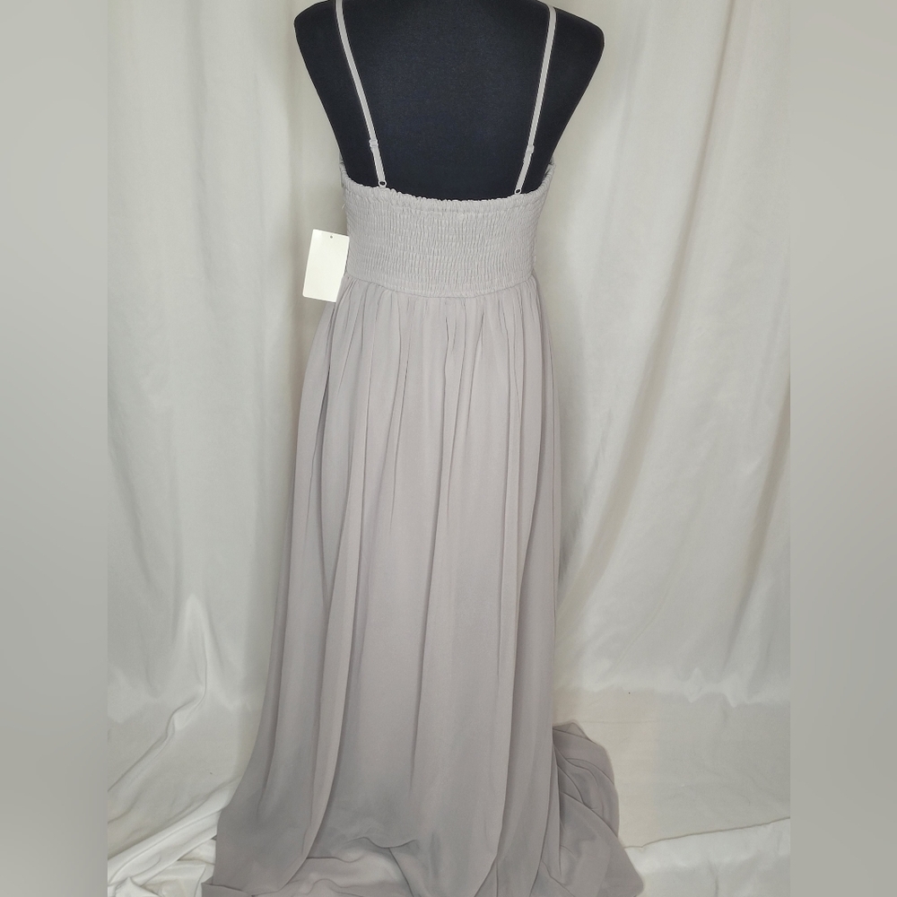 Maniju Lace Chiffon Formal Dress NWT - Size L - Picture 4 of 12